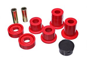 Chevrolet K2500 Differential Bushing Set - Front - Energy Suspension - Red - `07-`10 Chevrolet K2500 Differential Bushing Set - Front - Energy Suspension - Red - `07-`10